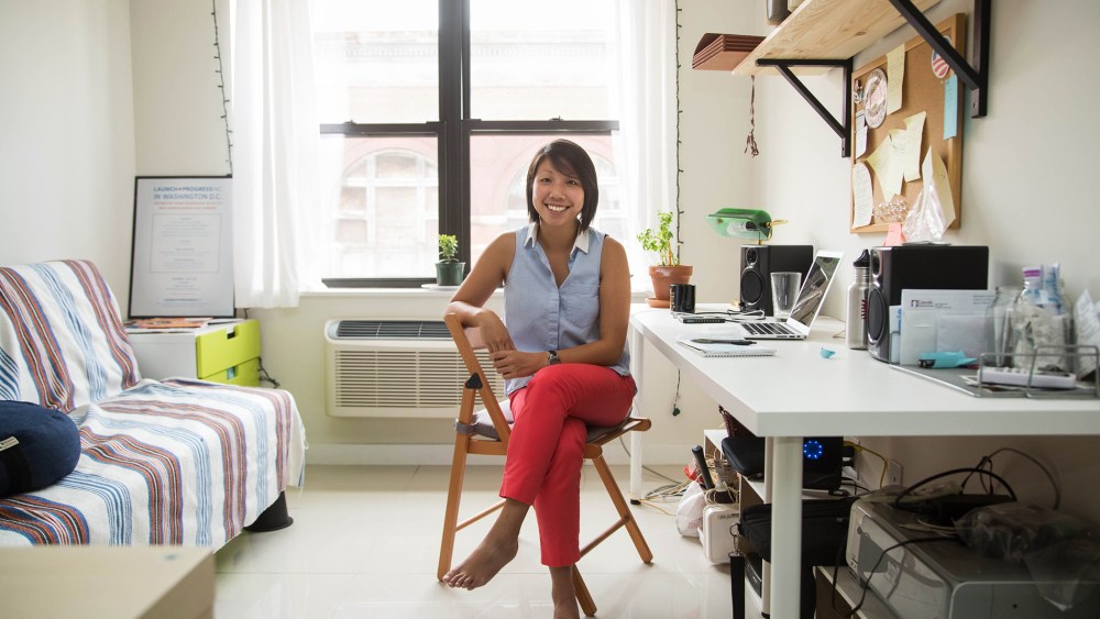 Poy Winichakul at her home office in the Bedford-Stuyvesant neighborhood of Brooklyn, N.Y. on Aug. 21, 2014.