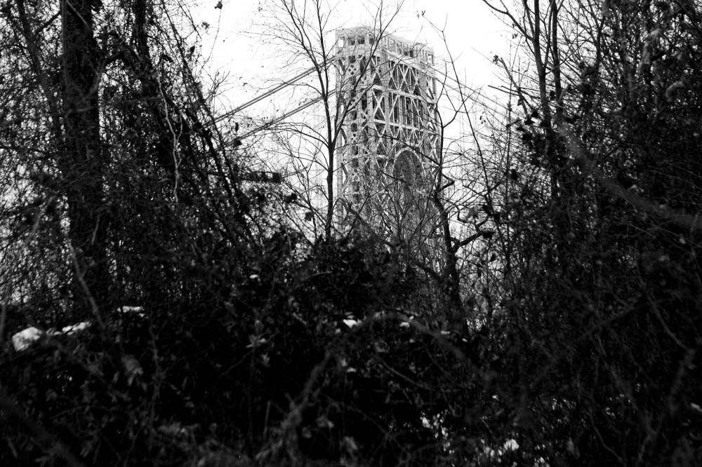A view of the George Washington Bridge from New Jersey