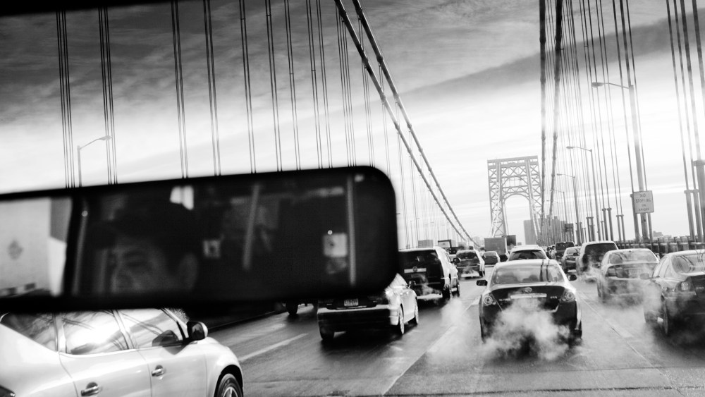 Morning rush hour in the George Washington Bridge. (Photo by Q. Sakamaki/Redux for MSNBC)
