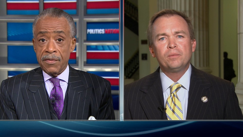 Sharpton and Mulvaney