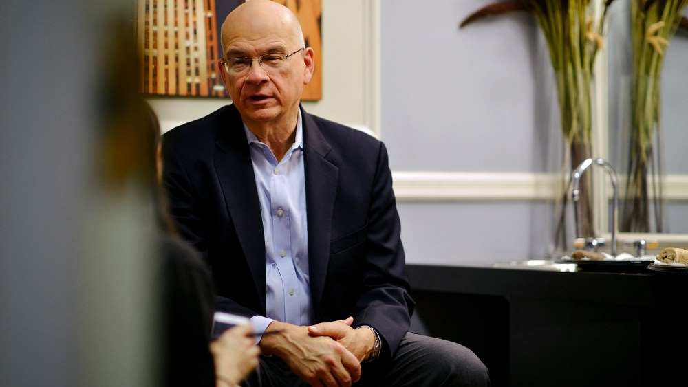 Tim Keller, the senior pastor of Redeemer Presbyterian Church in New York City talks with Morning Joe producer Laura Kim on Friday, October 04, 2013.