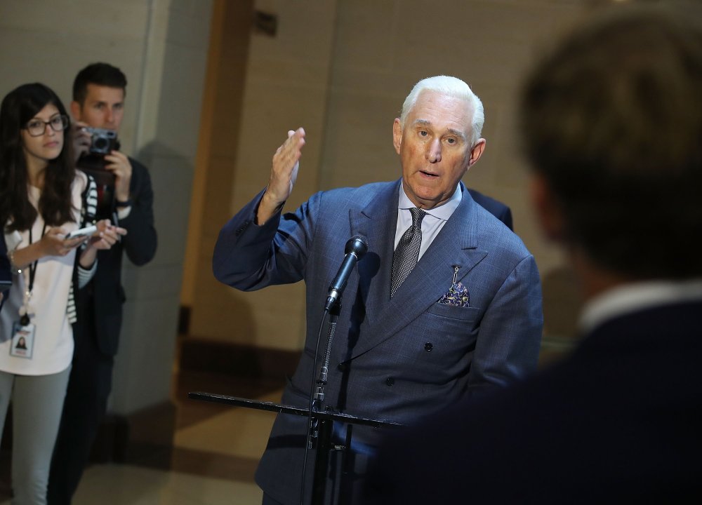 Image: Trump Confidant Roger Stone Testifies Before House Intelligence Committee