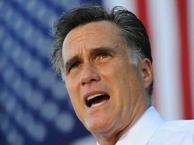 Mitt Romney at a campaign stop earlier this week. (AP)