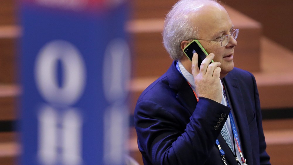 Karl Rove at the Republican National Convention in Tampa, Fla., on  Aug. 28, 2012. (File photo by J. Scott Applewhite/AP)