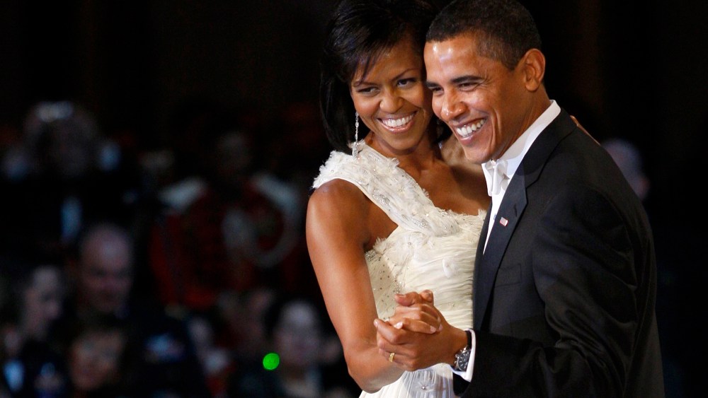 U.S. President Barack Obama and first lady Michelle Obama dance at the Commander-in-Chief Ball in Washington, D.C. on Jan. 20, 2009. (Photo by Gary Hershorn/Reuters)