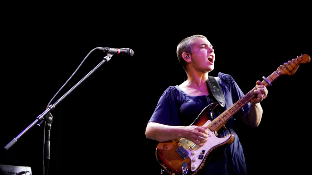 Irish singer Sinead O'Connor performs on stage during the Positivus music festival in Salacgriva, July 18, 2009. (Photo by Ints Kalnins/Reuters)