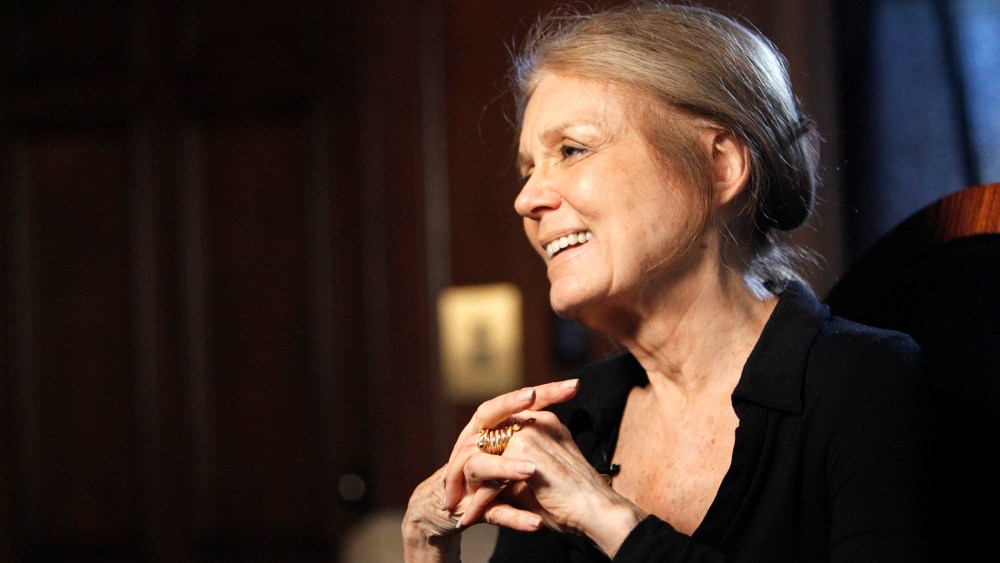 Pioneering feminist Gloria Steinem smiles while she is being interviewed in Beverly Hills, Calif., March 16, 2010. (Photo by Mario Anzuoni/Reuters)