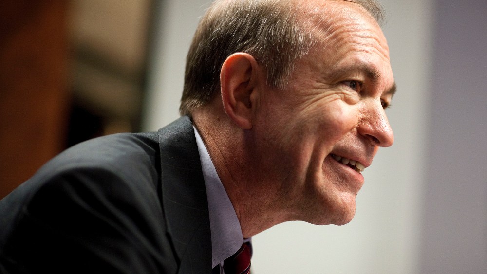 United States Representative Scott Garrett speaks during a Reuters Finance Summit in Washington February 28, 2011.
