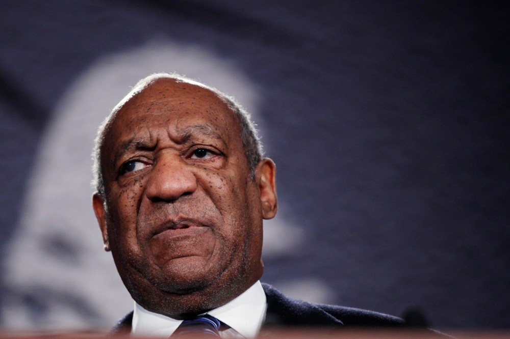Actor Bill Cosby speaks at the National Action Network's 20th annual Keepers of the Dream Awards gala in New York on April 6, 2011.