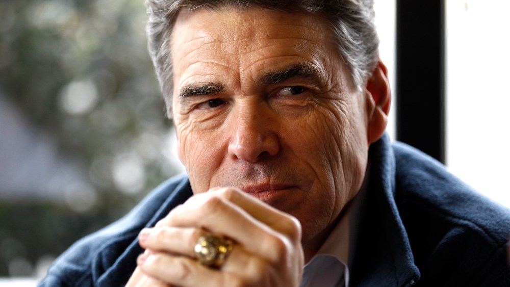 Rick Perry in South Carolina, Jan. 17, 2012.