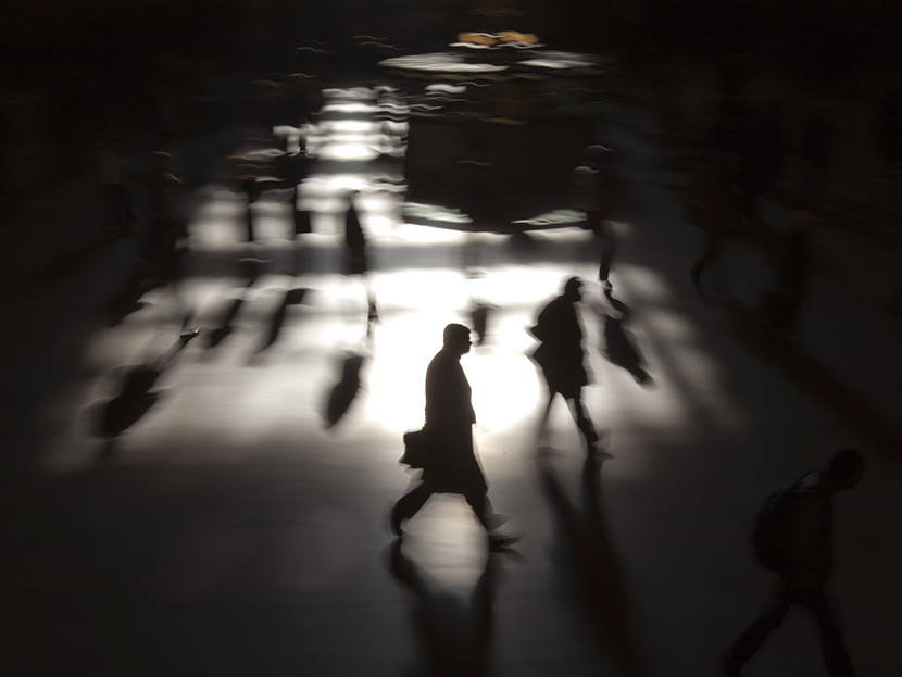A commuter walks through the main concourse of Grand Central Terminal, also known as Grand Central Station, in New York March 5, 2012. (Photo by Adrees Latif/Reuters)