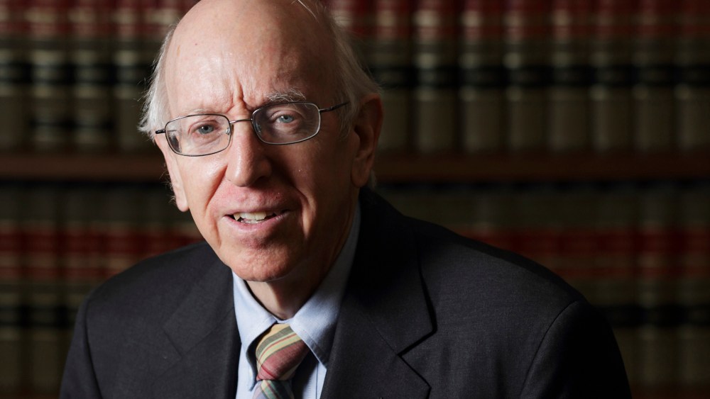 Federal Judge Richard Posner poses in his chambers in Chicago, July 2, 2012. (Photo by John Gress/Reuters)