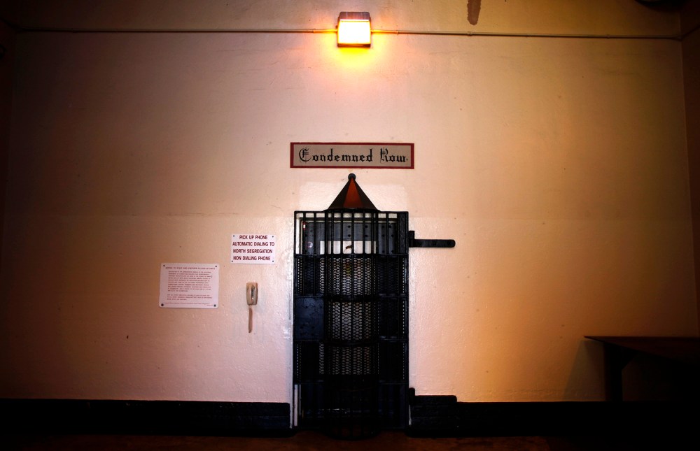 The entrance to death row is seen at San Quentin state prison in San Quentin, Calif., June 8, 2012.