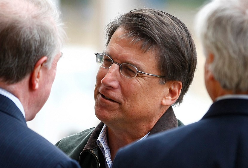 North Carolina Governor Pat McCrory in Charlotte, North Carolina November 6, 2012. (Photo by Chris Keane/Reuters)