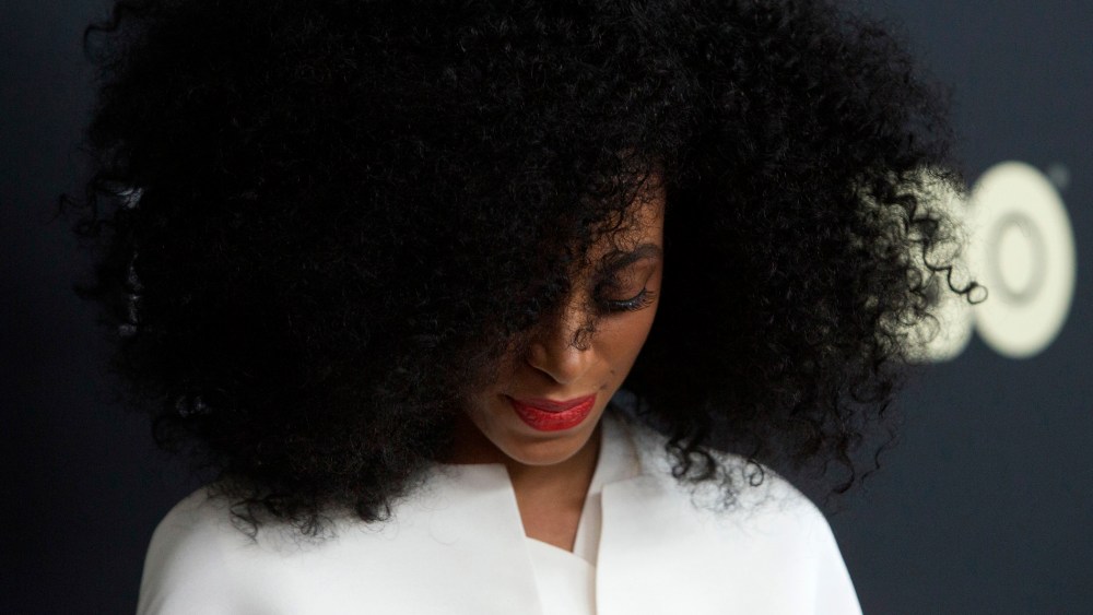 Solange Knowles attends HBO's New York premiere of the documentary "Beyonce - Life is But a Dream" on Feb. 12, 2013. (Photo by Andrew Kelly/Reuters)