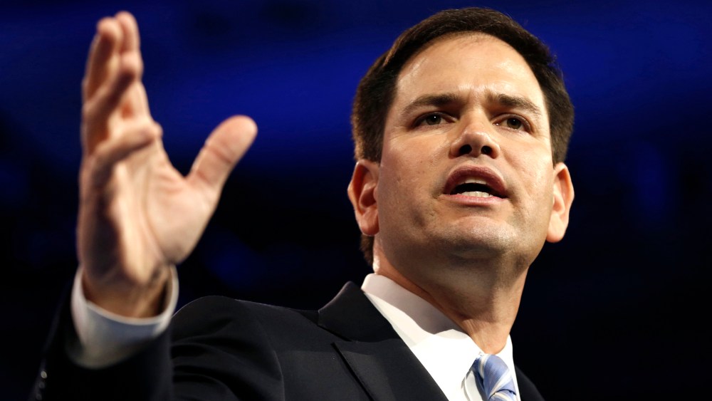 Senator Marco Rubio of Florida speaks at the Conservative Political Action Conference (CPAC) at National Harbor, Md., March 14, 2013.