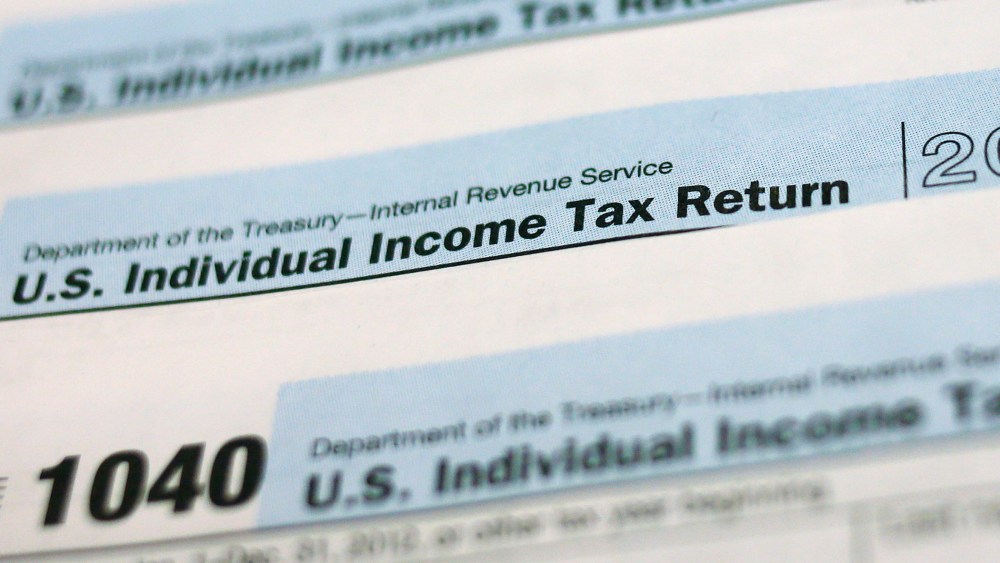 U.S. 1040 Individual Income Tax forms are seen in New York on March 18, 2013.