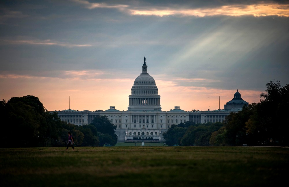 The U.S. Capitol building is seen in Washington on Oct 1, 2013.