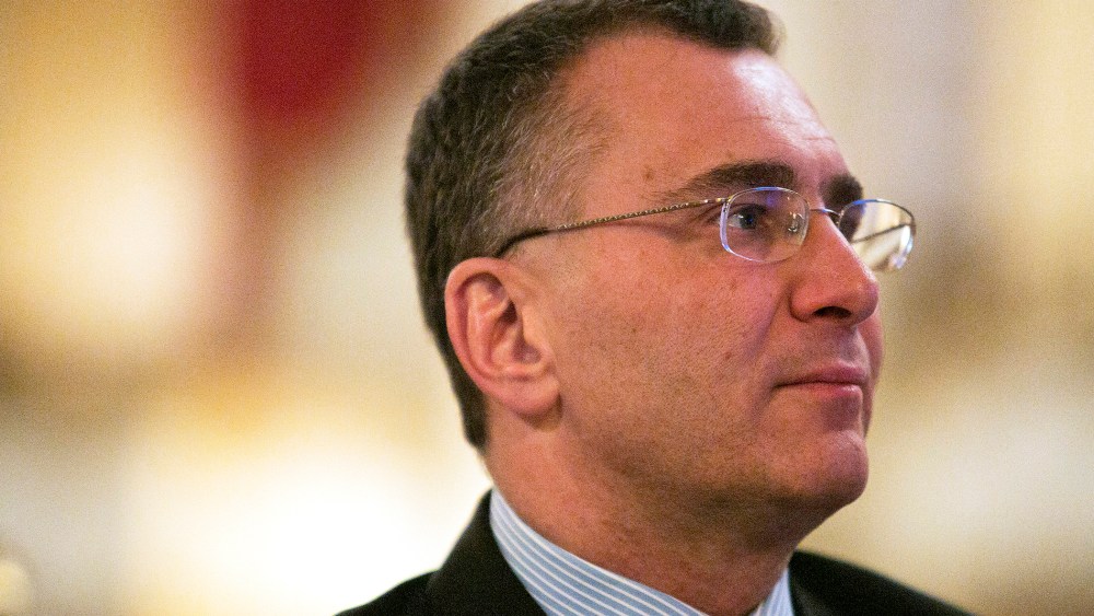 Economist Jonathan Gruber listens during a conference in Boston, Mass., March 12, 2014. (Photo by Dominick Reuter/Reuters)