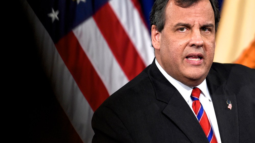 New Jersey Governor Chris Christie speaks during a news conference, March 28, 2014 in Trenton, N.J.