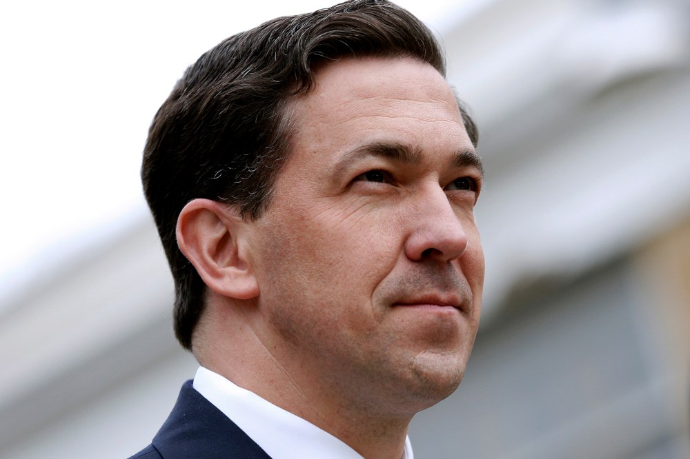 Mississippi Senator Chris McDaniel attends a town hall meeting in Ocean Springs, Mississippi March 18, 2014.