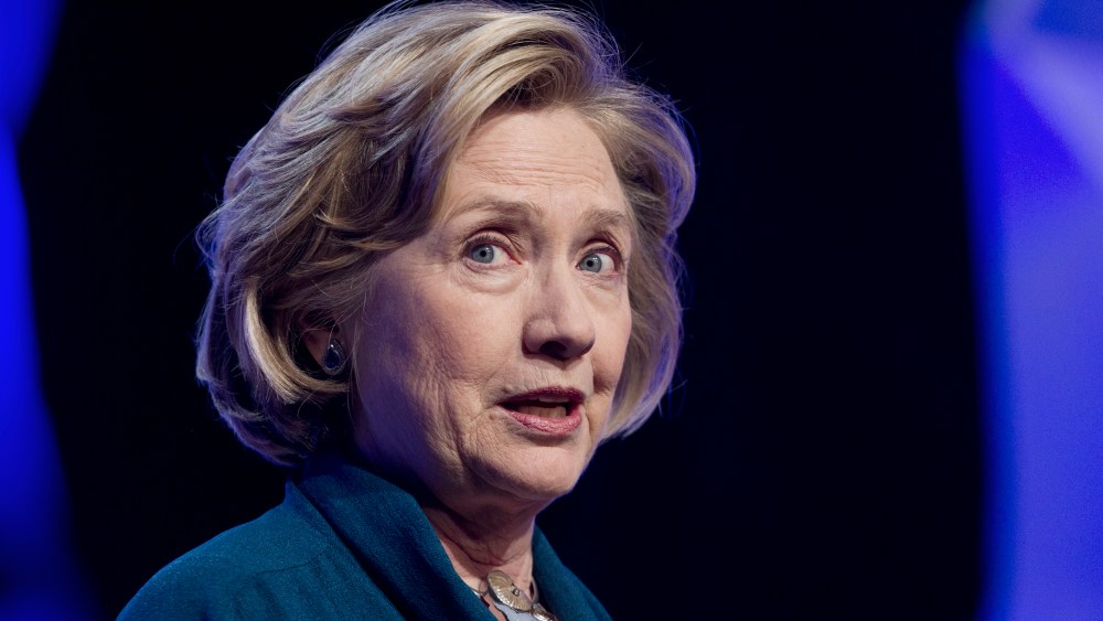 Former U.S. Secretary of State Hillary Rodham Clinton speaks in Las Vegas, Nevada on April 10, 2014.