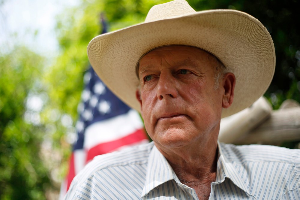 Rancher Cliven Bundy poses at his home in Bunkerville, Nevada, April 11, 2014.
