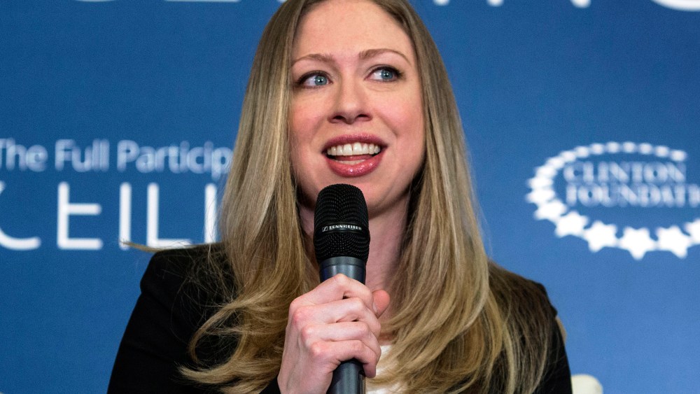 Chelsea Clinton speaks at Lower Eastside Girls Club in New York, April 17, 2014.