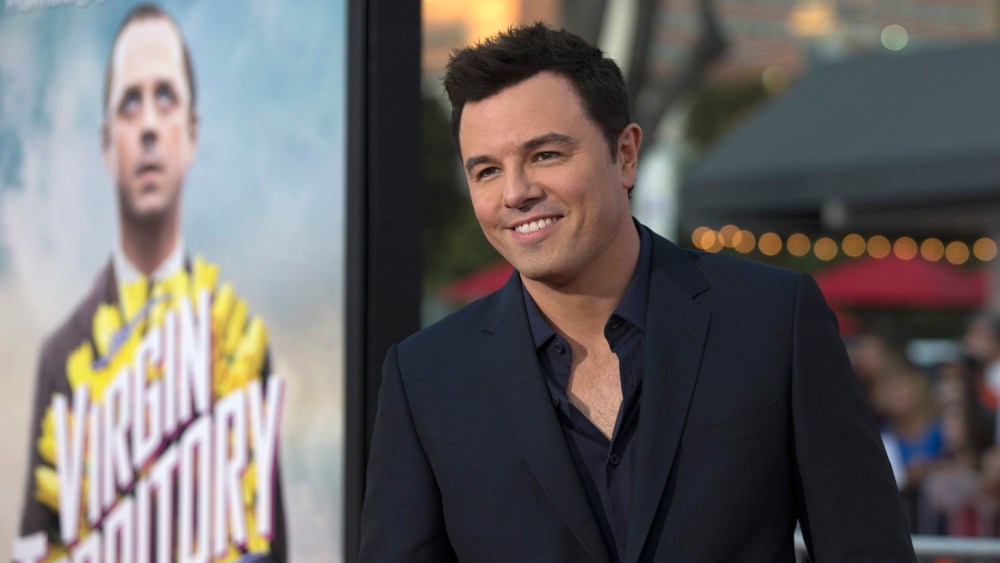 Director and cast member Seth MacFarlane poses at the premiere of "A Million Ways to Die in the West" in Los Angeles, Calif. on May 15, 2014. (Photo by Mario Anzuoni/Reuters)