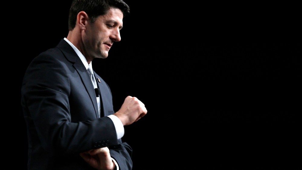 Paul Ryan, U.S. congressman (R-WI), speaks at the SALT conference in Las Vegas, Nev., May 16, 2014. (Photo by Rick Wilking/Reuters)