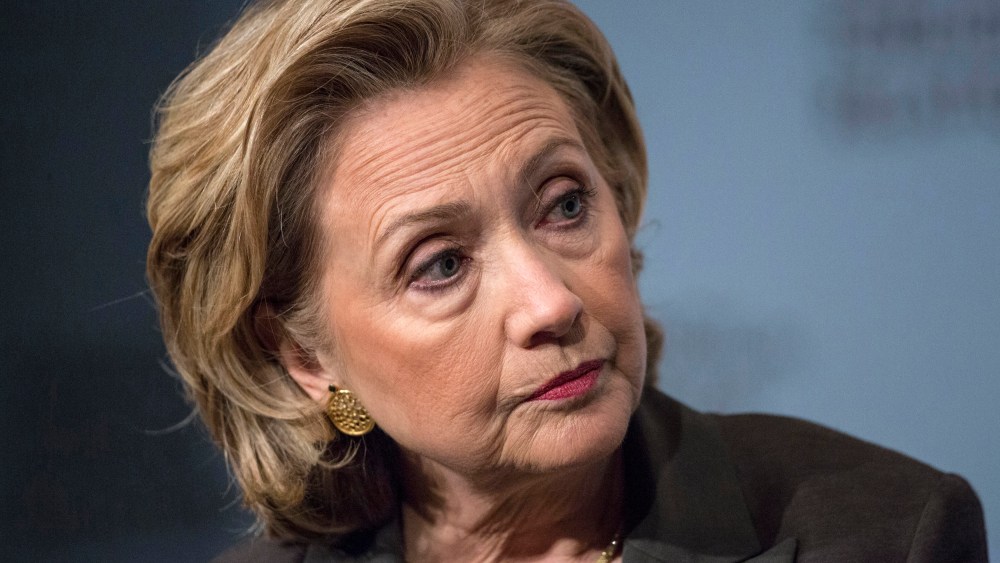 Former U.S. Secretary of State Hillary Clinton participates in "A Conversation with Hillary Rodham Clinton" at the Council on Foreign Relations (CFR) in Manhattan, June 12, 2014.
