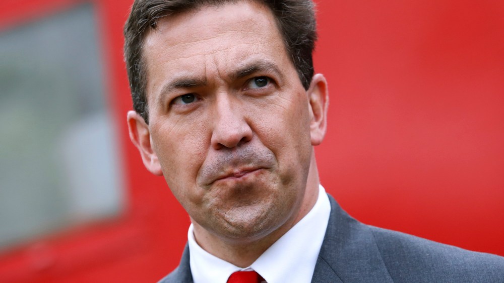 Chris McDaniel speaks with supporters during a campaign rally in Madison, Mississippi on June 19, 2014.