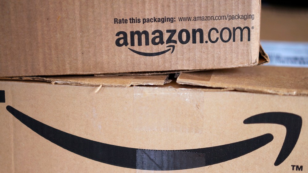 Two freshly delivered Amazon boxes are seen on a counter in Golden, Colorado August 27, 2014. (Photo by Rick Wilking/Reuters)