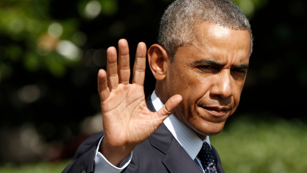 President Obama departs Washington for a trip to Estonia and Wales
