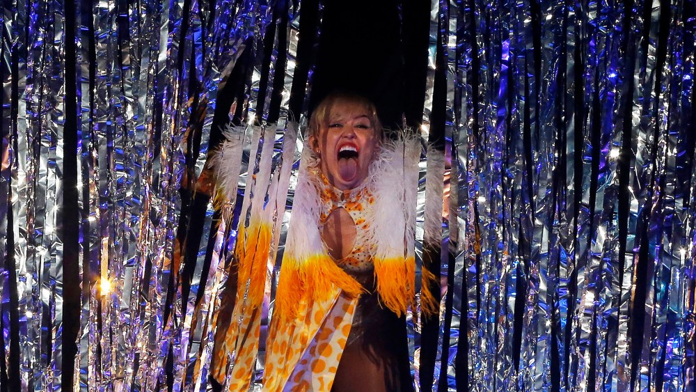 Singer Miley Cyrus performs at the Arena Ciudad de Mexico in Mexico City, Sep. 19, 2014. (Photo by Bernardo Montoya/Reuters)