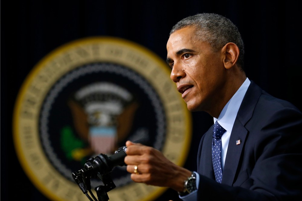 U.S. President Barack Obama speaks at the  Global Health Security Agenda Summit at the White House in Washington September 26, 2014.