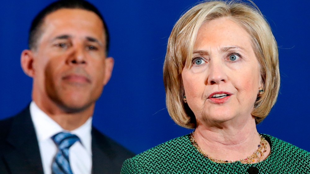 Former U.S. Secretary of State Hillary Clinton speaks at a campaign rally for Maryland Lieutenant Governor Anthony Brown, Democratic nominee for Maryland governor in College Park, Md., on Oct. 30, 2014. (Photo by Jonathan Ernst/Reuters)
