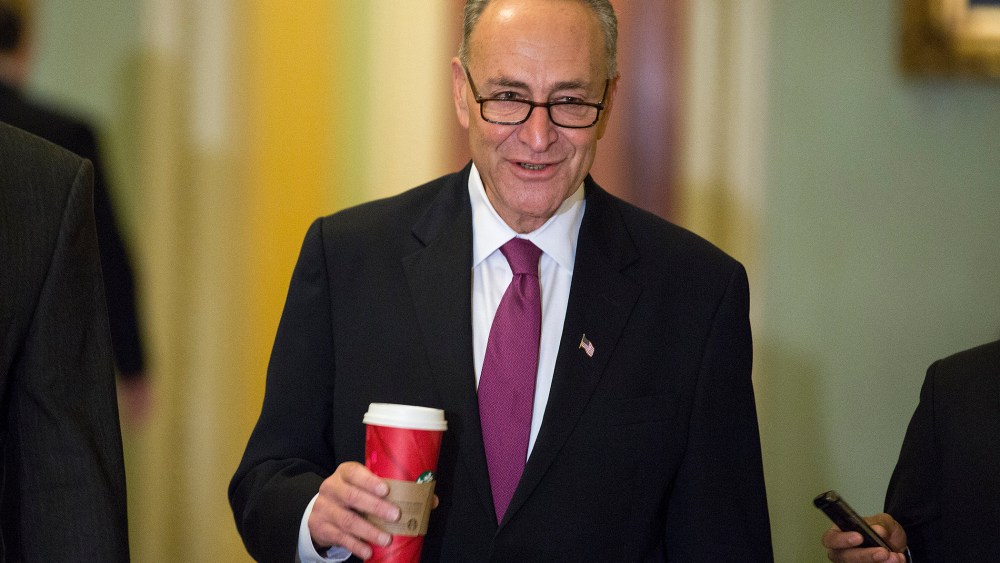 r Chuck Schumer (D-NY) (Photo by Joshua Roberts/Reuters).