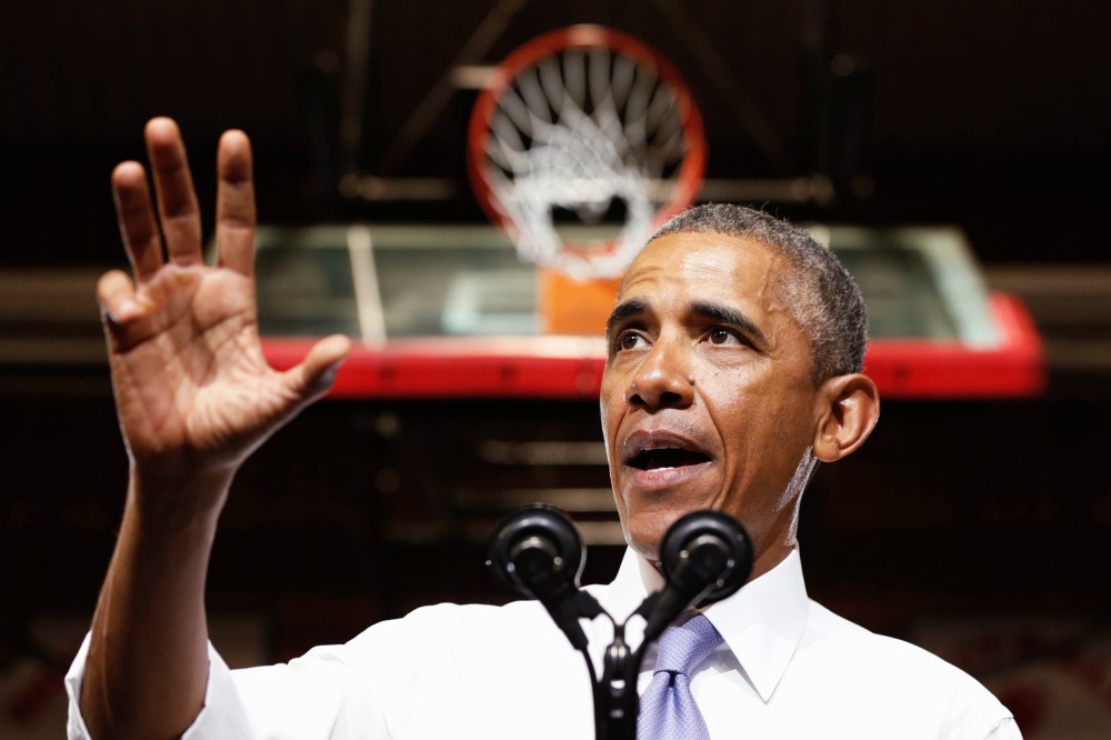 President Barack Obama speaks at an event on Jan. 8, 2015, in Phoenix, Ariz. (Photo by Kevin Lamarque/Reuters)
