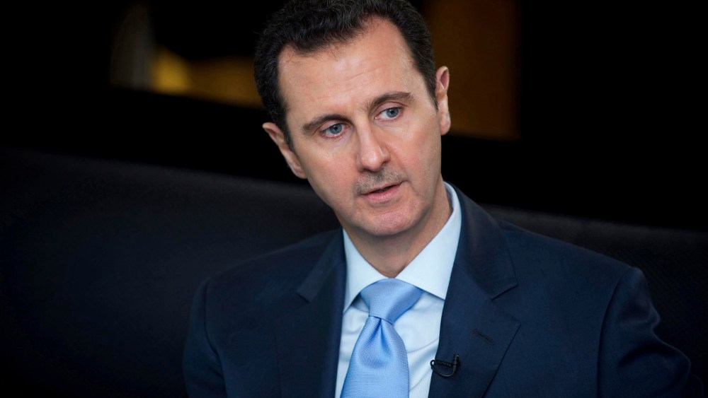 Syria's President Bashar al-Assad is seen during an interview in Damascus with the magazine, Literarni Noviny newspaper, in this handout picture taken Jan. 8, 2015 by Syria's national news agency SANA. (Photo by SANA/Reuters)
