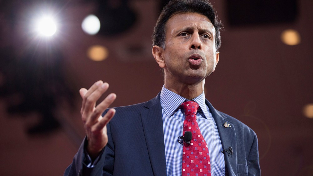 Governor Bobby Jindal (R-LA) arrives to speak at the 42nd annual Conservative Political Action Conference (CPAC) at National Harbor, Maryland on Feb. 26, 2015. (Photo by Joshua Roberts/Reuters)
