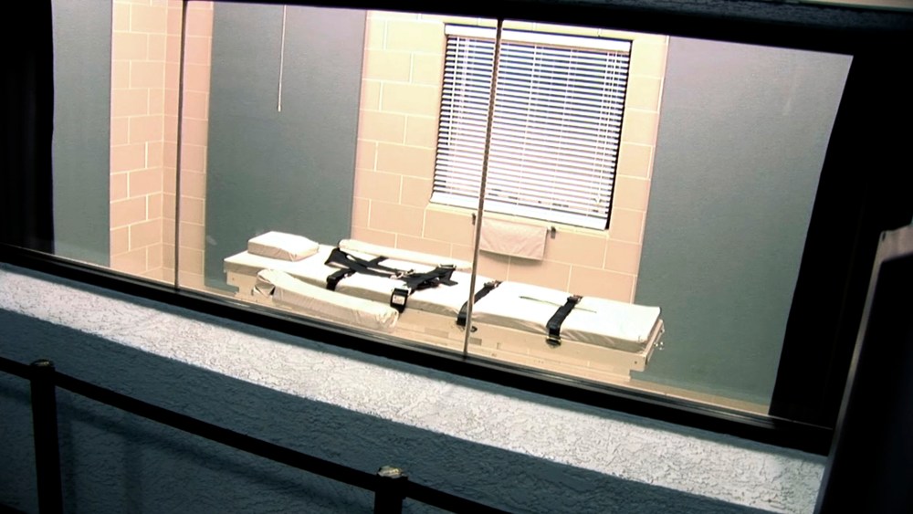 The execution chamber at the Arizona State Prison Complex is shown in the screen grab from a video provided by the Arizona Department of Corrections March 4, 2015. (Photo by Arizona Department of Corrections/Reuters)