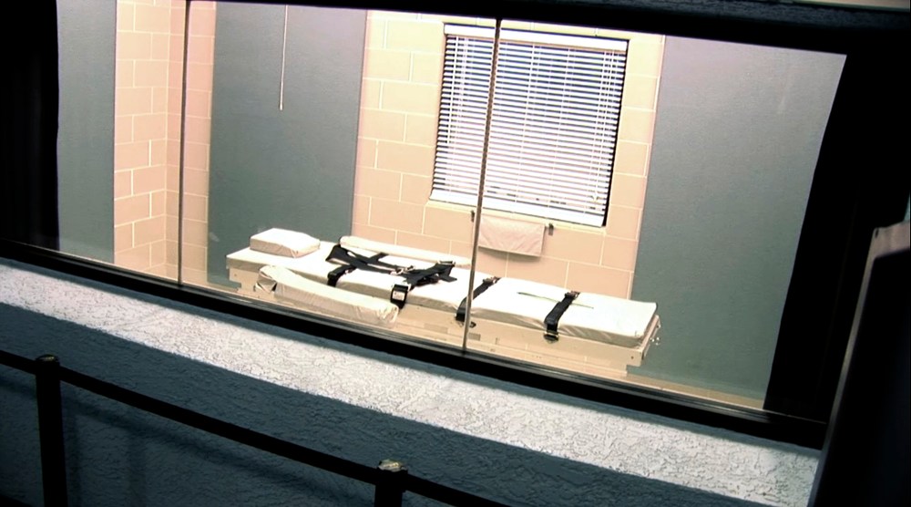 The execution chamber at the Arizona State Prison Complex is shown in the screen grab from a video provided by the Arizona Department of Corrections March 4, 2015. (Photo by Arizona Department of Corrections/Reuters)
