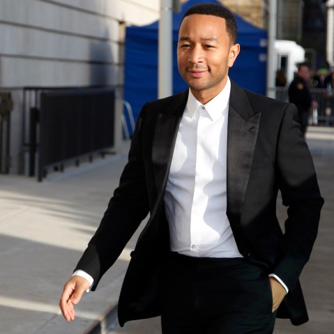 Singer John Legend in Cleveland, Ohio on Apr. 18, 2015 (Photo by Aaron Josefczyk/Reuters).