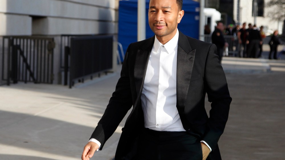 Singer John Legend in Cleveland, Ohio on Apr. 18, 2015 (Photo by Aaron Josefczyk/Reuters).