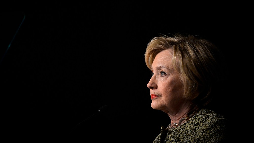 Democratic presidential candidate Hillary Clinton speaks to the Pennsylvania AFL-CIO Convention in Philadelphia, Pa., April 6, 2016. (Photo by Charles Mostoller/Reuters)