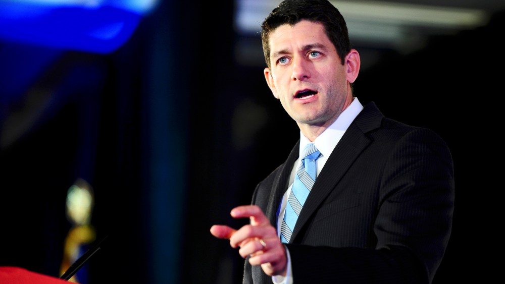 Representative Paul Ryan (R-WI) attends the Faith and Freedom Coalition Road to Majority Conference in Washington, June 14, 2013.