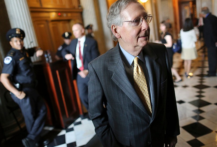 U.S. Senate Minority Leader Mitch McConnell (Photo by Jonathan Ernst/Reuters)