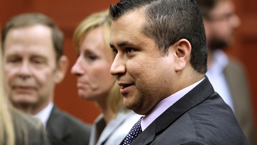 George Zimmerman leaves the courtroom a free man after being found not guilty in the 2012 shooting death of Trayvon Martin at the Seminole County Criminal Justice Center in Sanford Florida