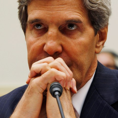 U.S. Secretary of State Kerry appears at a U.S. House Foreign Affairs Committee hearing on Syria, in Washington